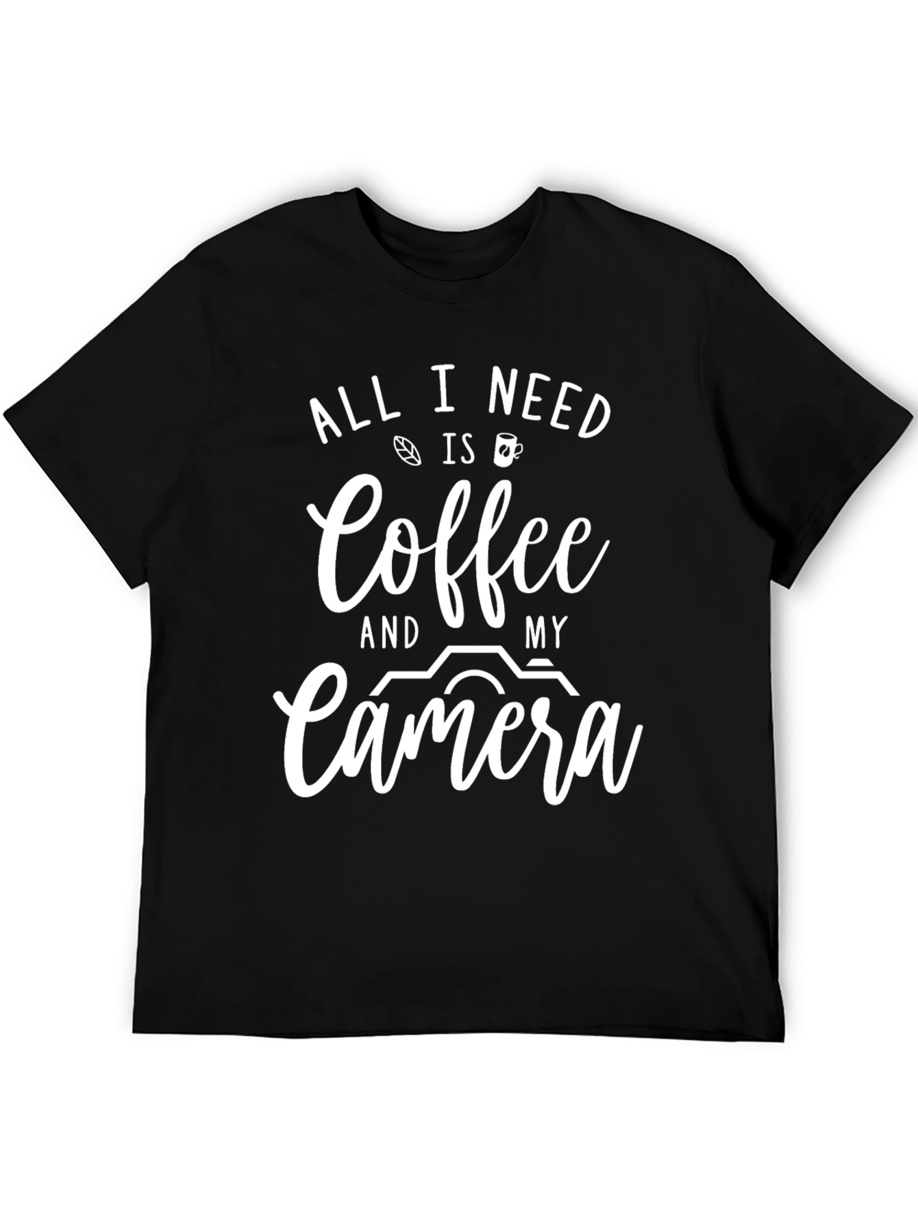 Coffee & Camera Graphic Tee - Photographers Must-Have