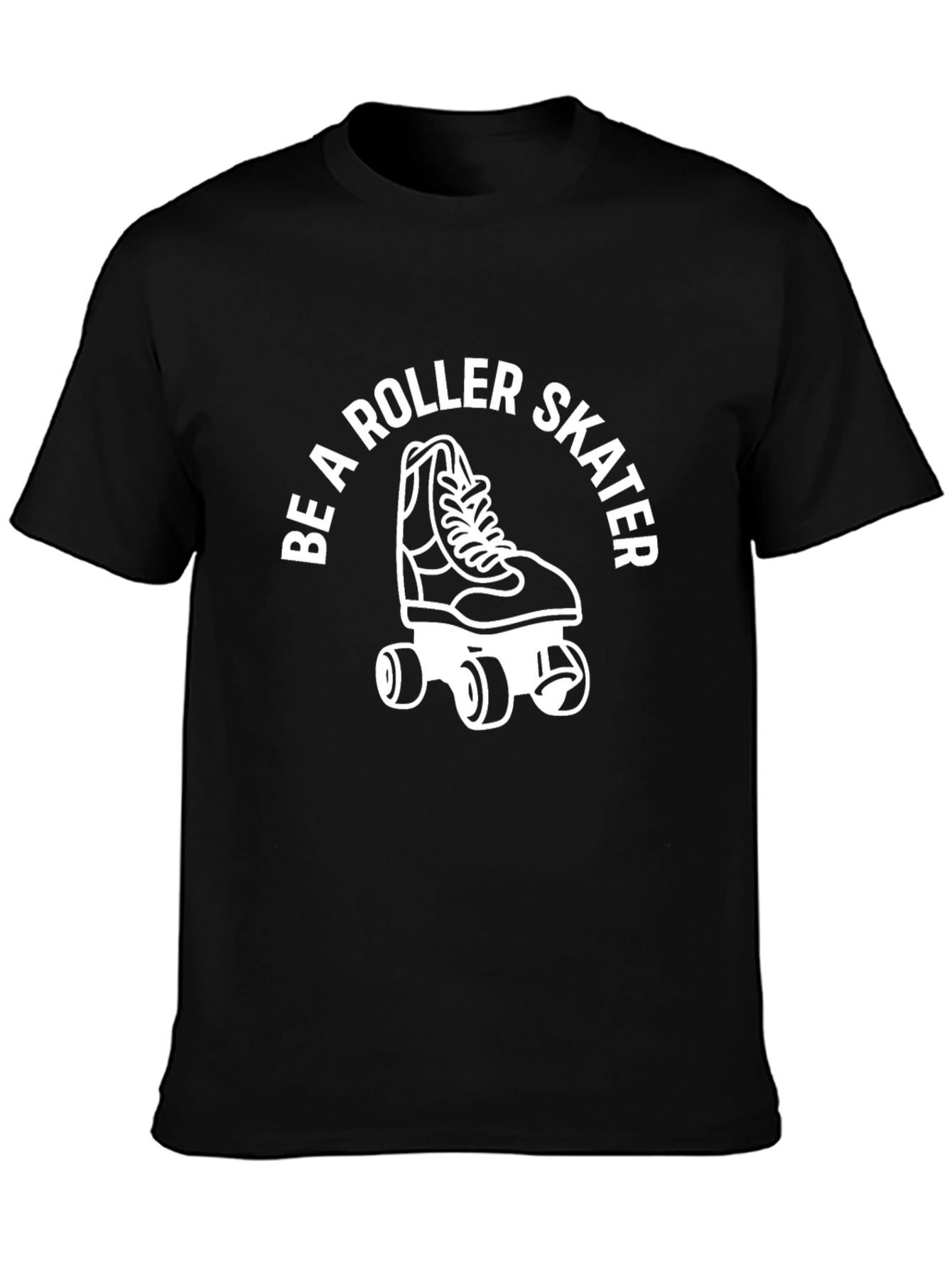 Be a Roller Skater Graphic Tee - Black