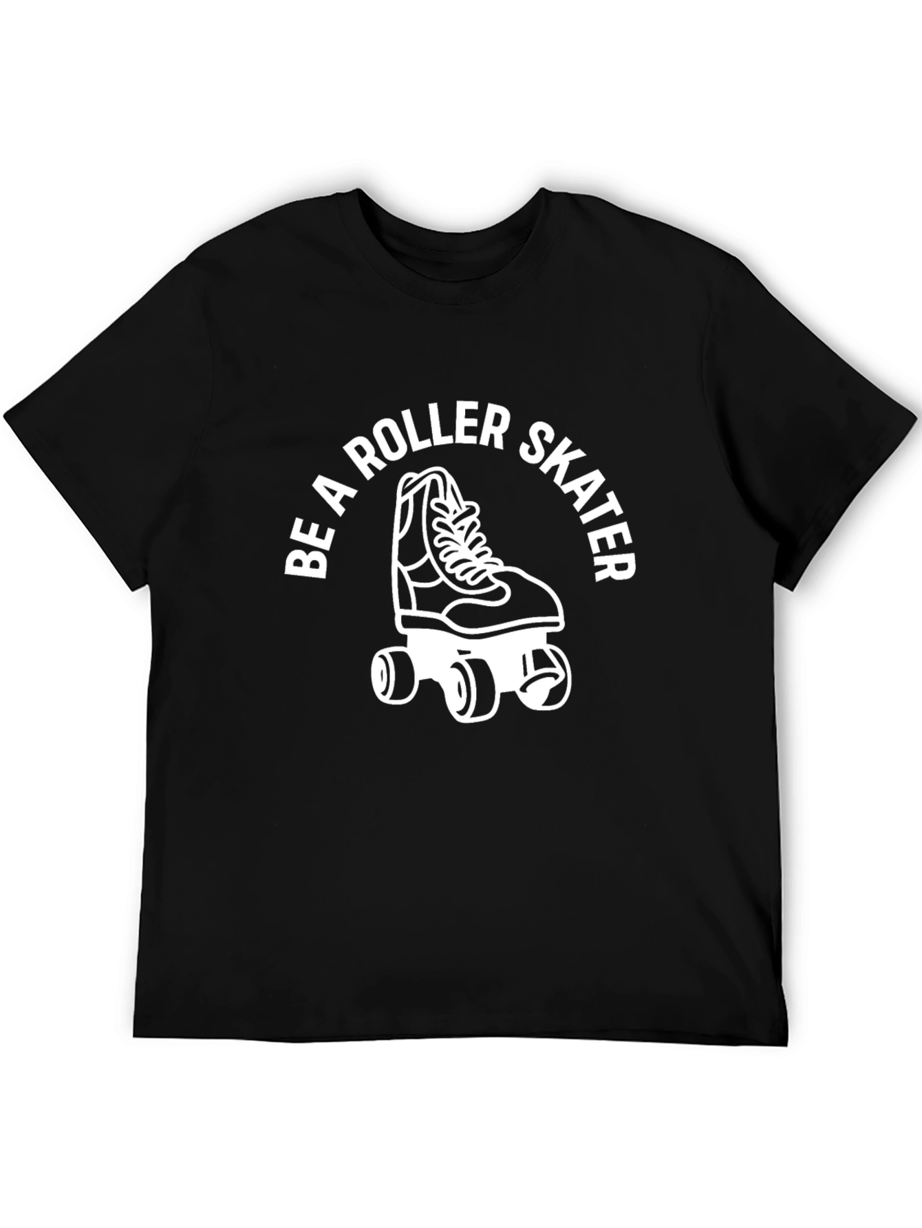 Be a Roller Skater Graphic Tee - Black