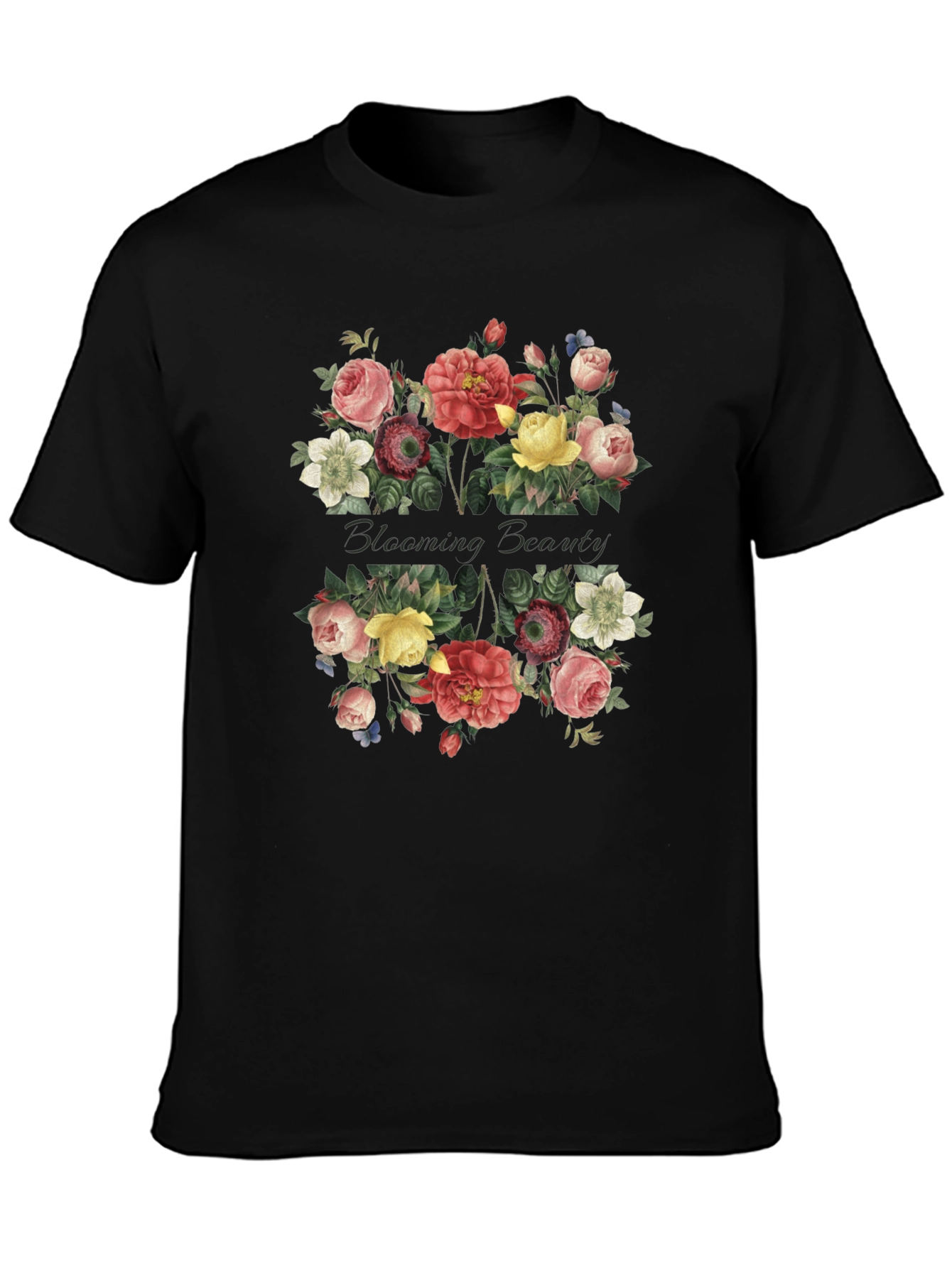 Blooming Beauty Floral Graphic T-Shirt