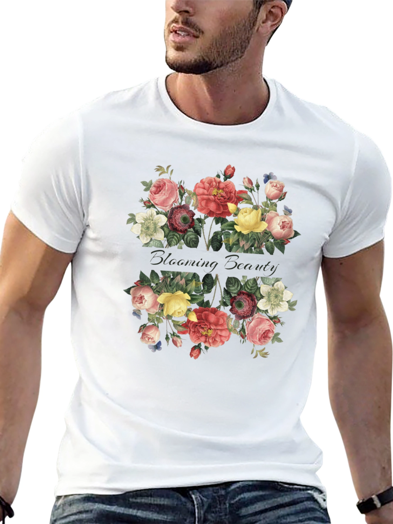 Blooming Beauty Floral Graphic T-Shirt