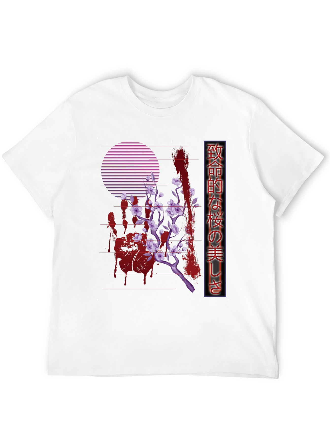 Aesthetic Cherry Blossom Graphic Tee
