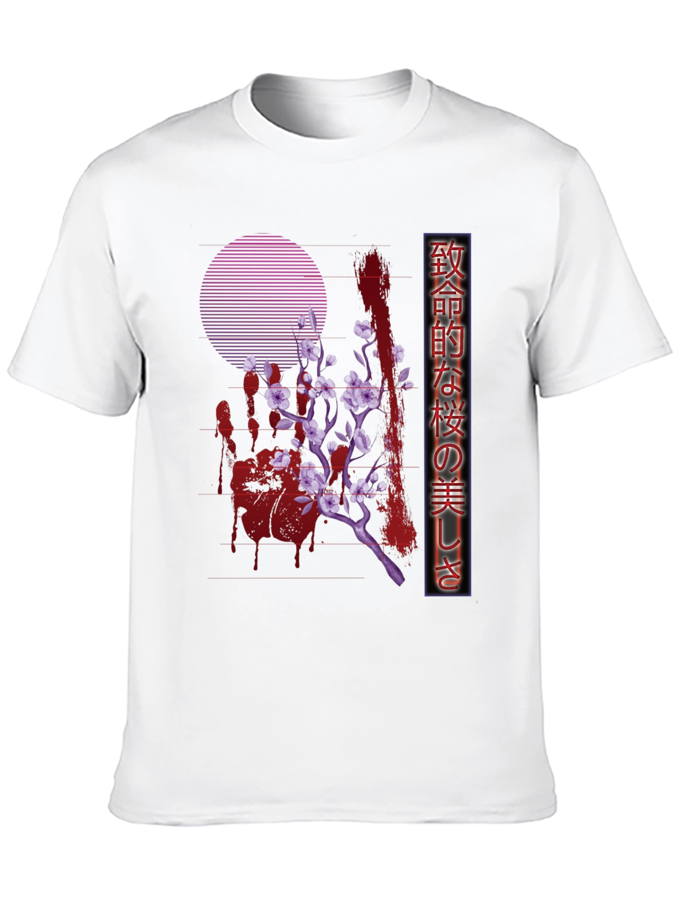 Aesthetic Cherry Blossom Graphic Tee