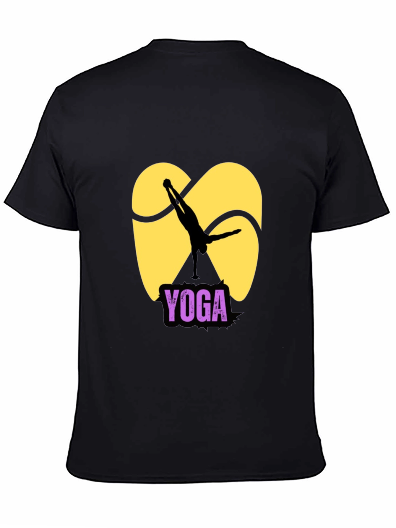 Yoga Silhouette Graphic T-Shirt