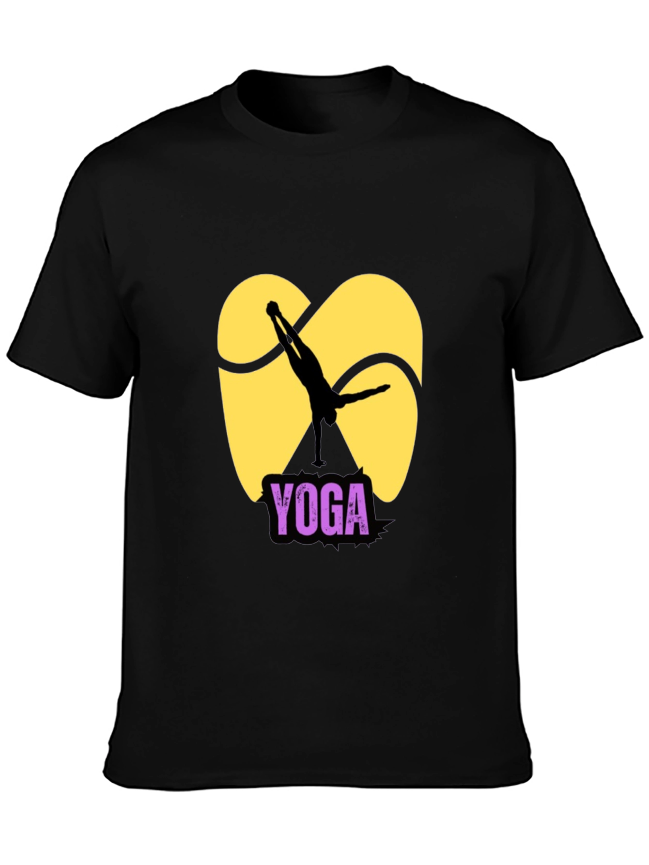 Yoga Silhouette Graphic T-Shirt