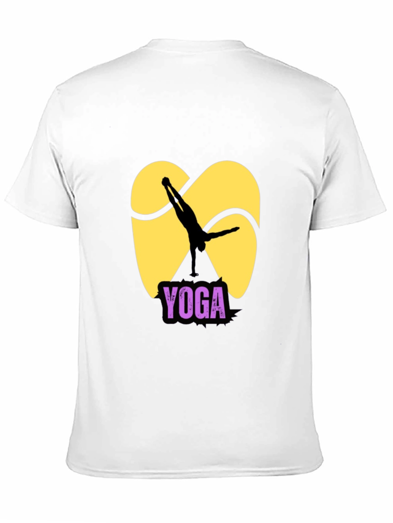 Yoga Silhouette Graphic T-Shirt