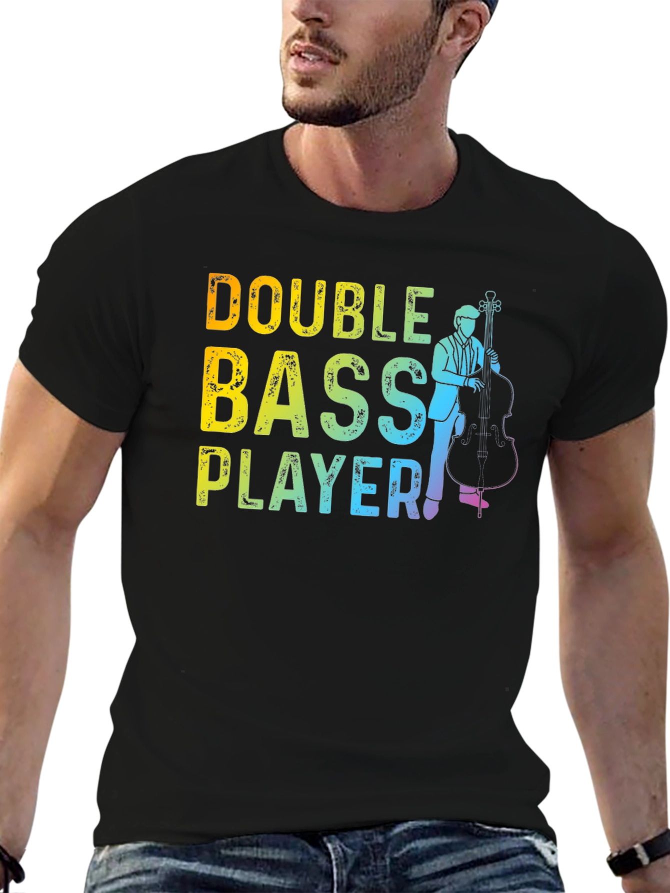 Double Bass Player T-Shirt - Musician Gift
