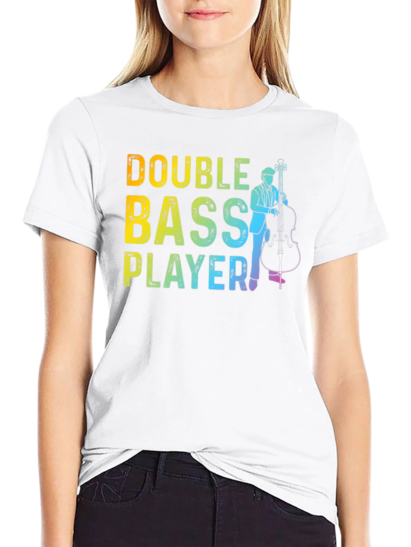 Double Bass Player T-Shirt - Musician Gift