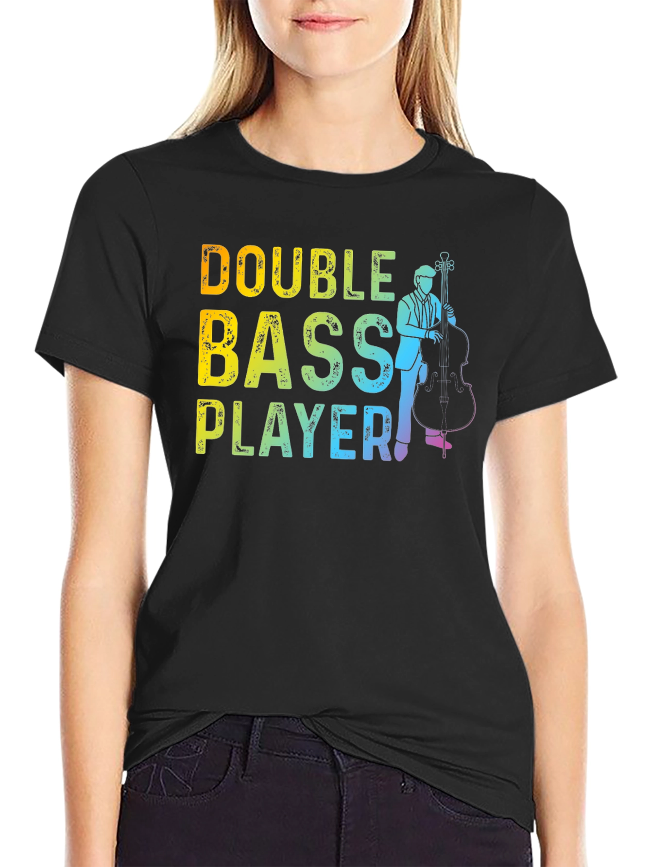 Double Bass Player T-Shirt - Musician Gift