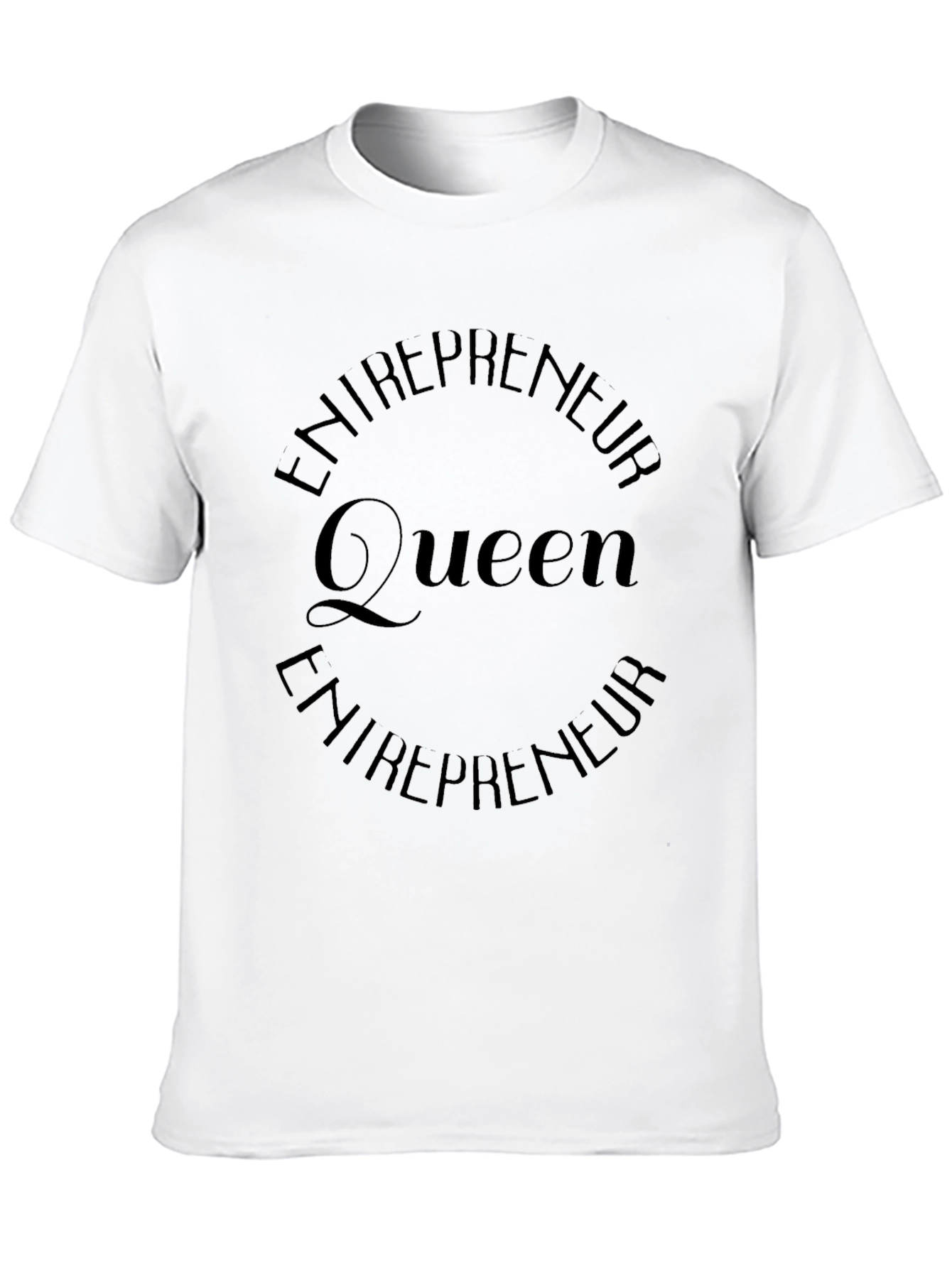 Entrepreneur Queen Graphic Tee - Black