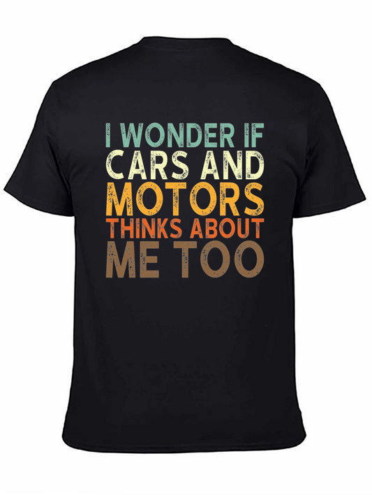I Wonder If Cars and Motors T-shirt