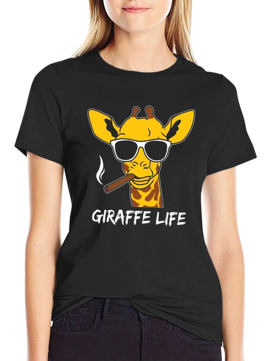 Giraffe Life T-Shirt - Cool Animal Tee