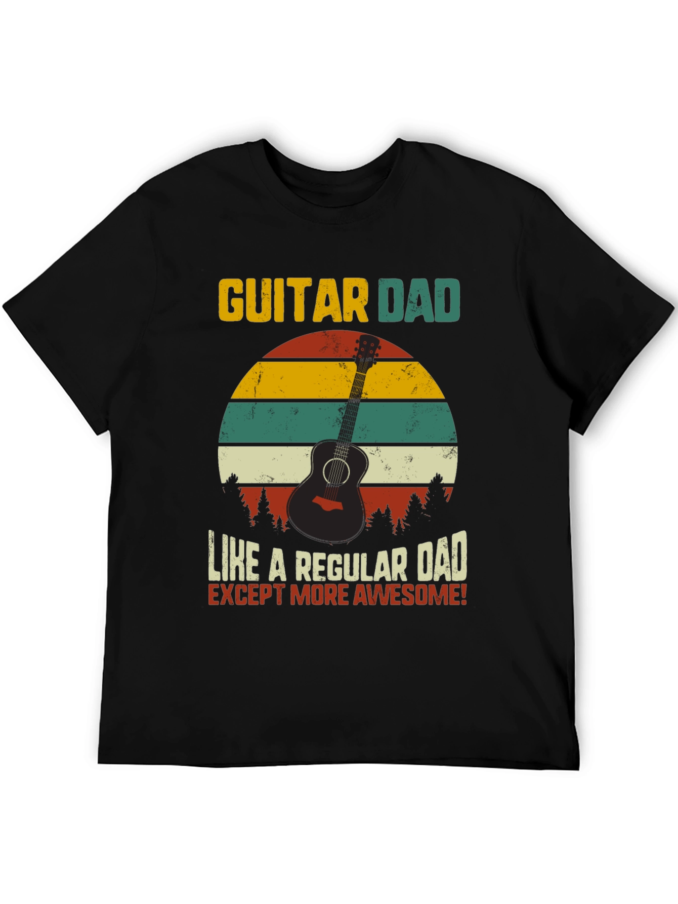 Guitar Dad Awesome T-Shirt