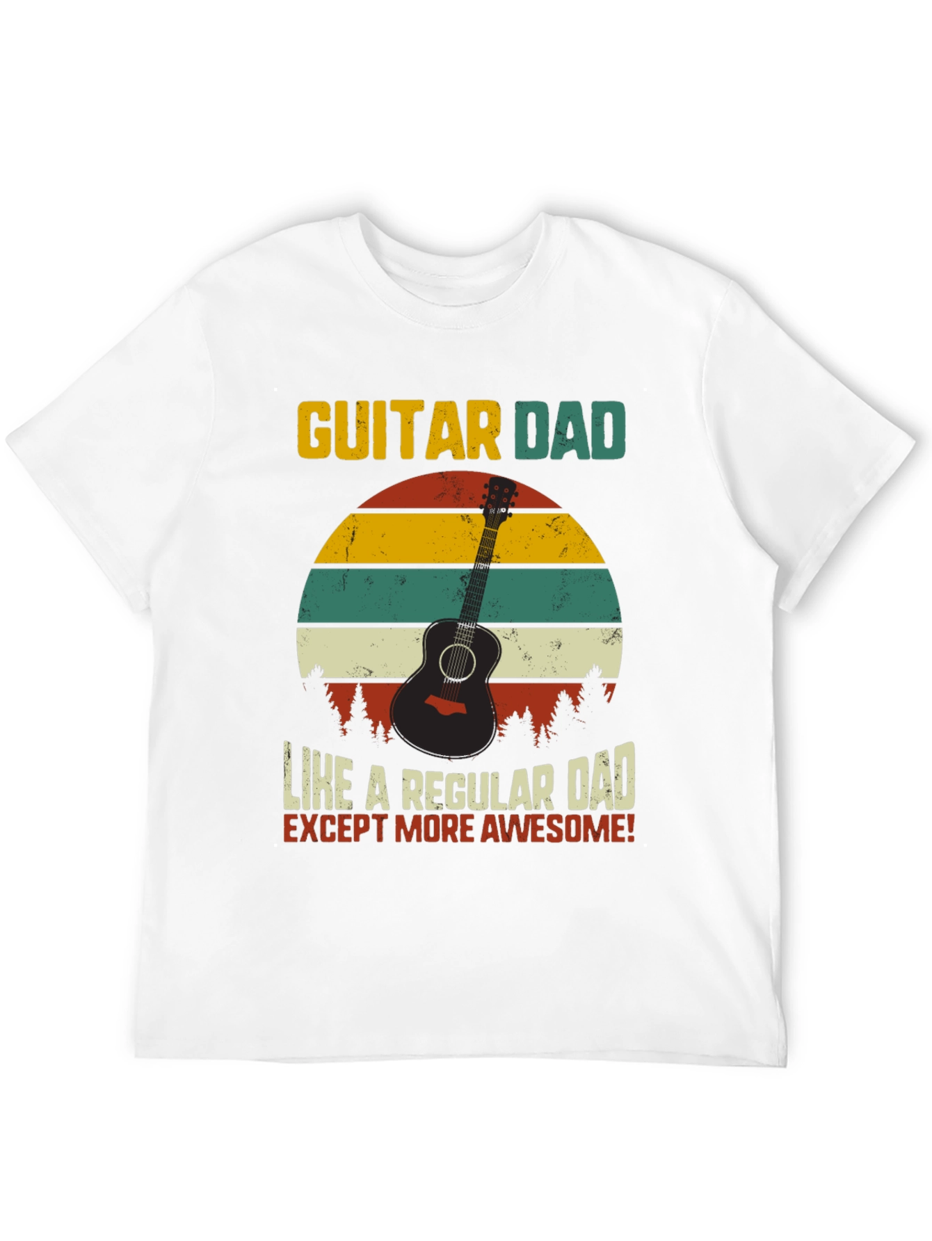 Guitar Dad Awesome T-Shirt