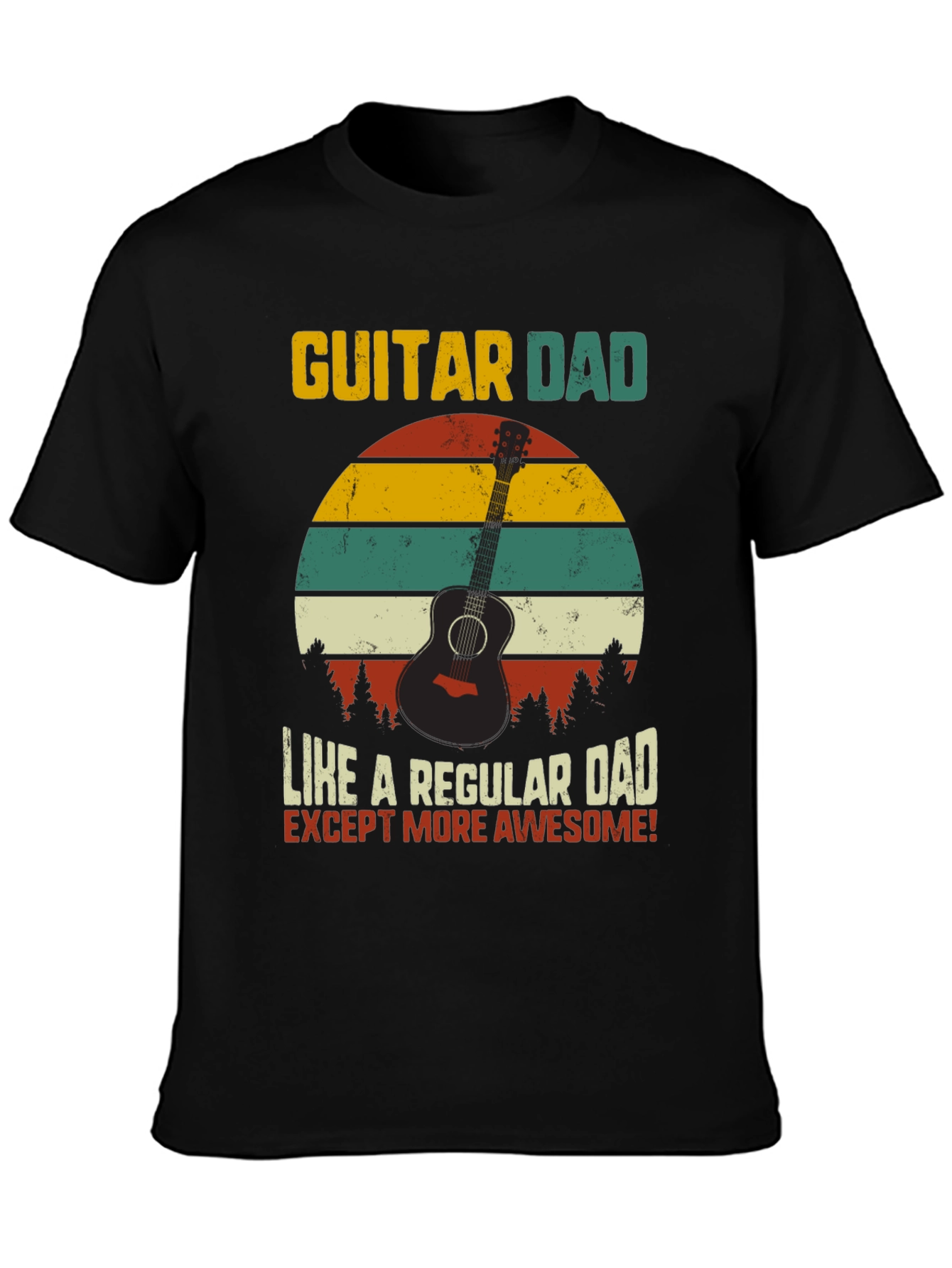 Guitar Dad Awesome T-Shirt