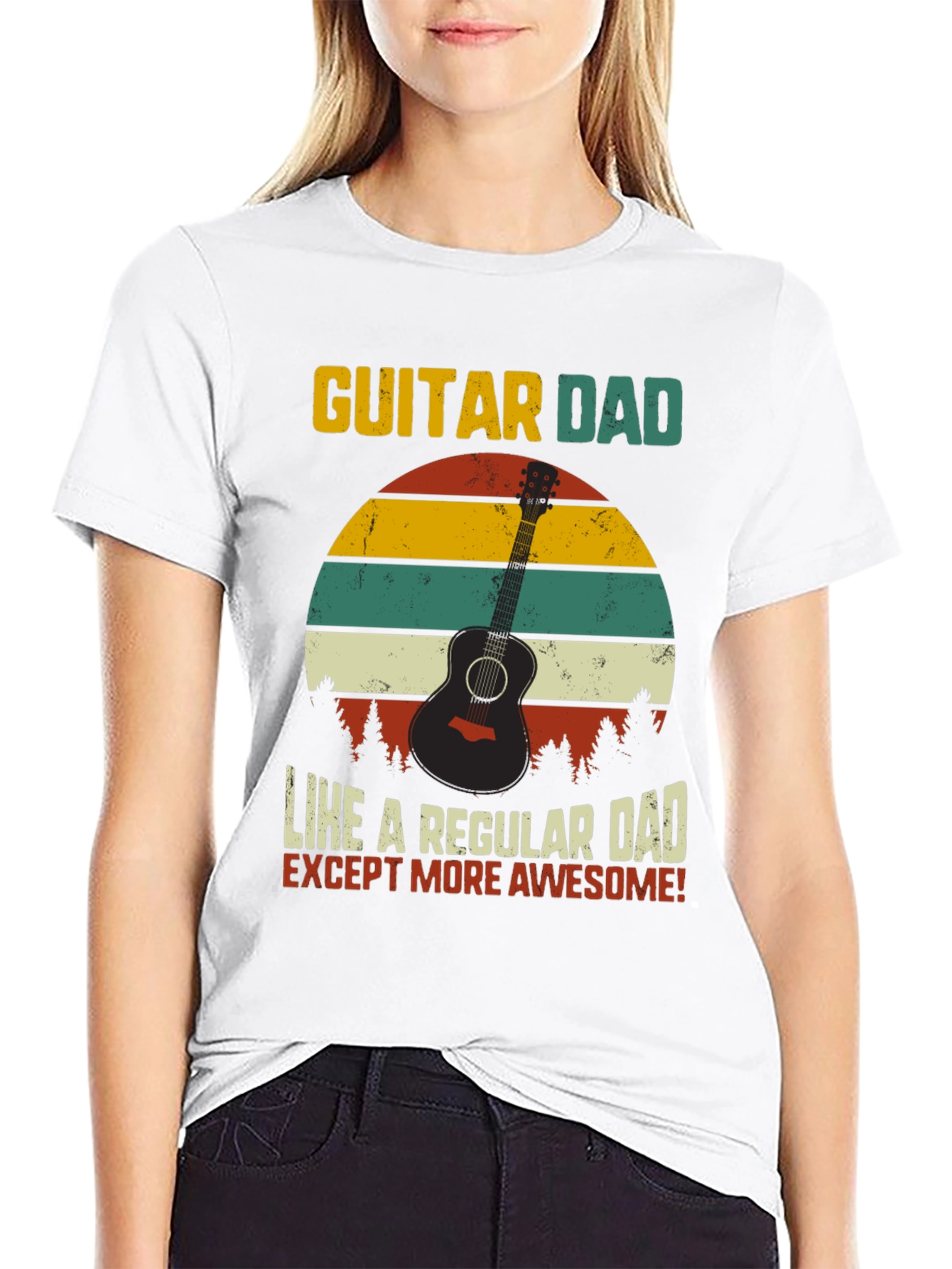 Guitar Dad Awesome T-Shirt