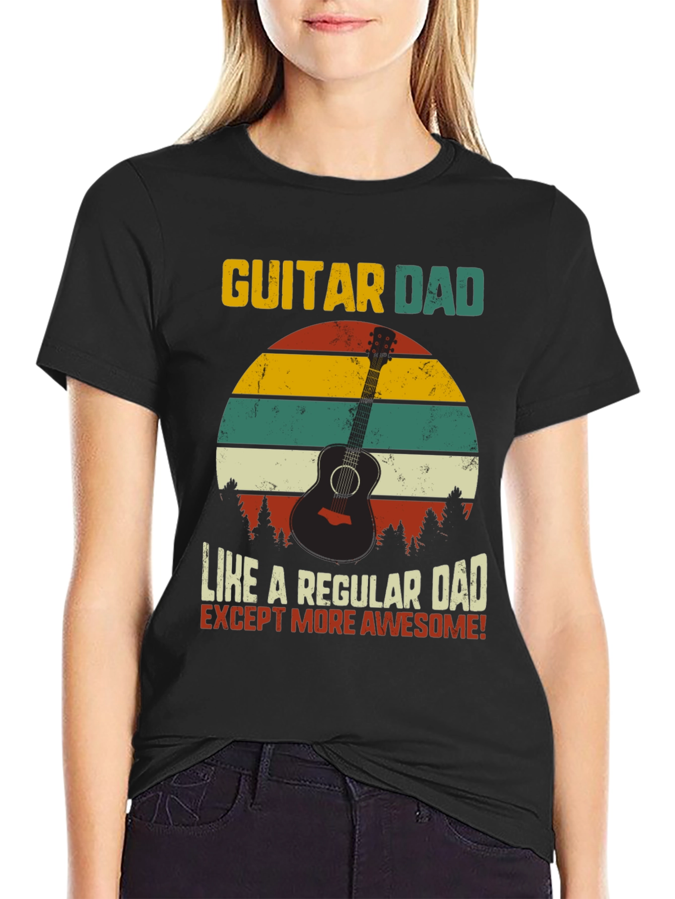 Guitar Dad Awesome T-Shirt