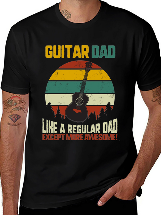 Guitar Dad Awesome T-Shirt