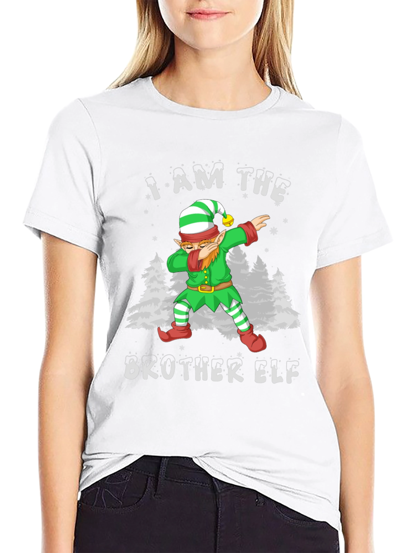 Brother Elf Dabbing Christmas T-Shirt