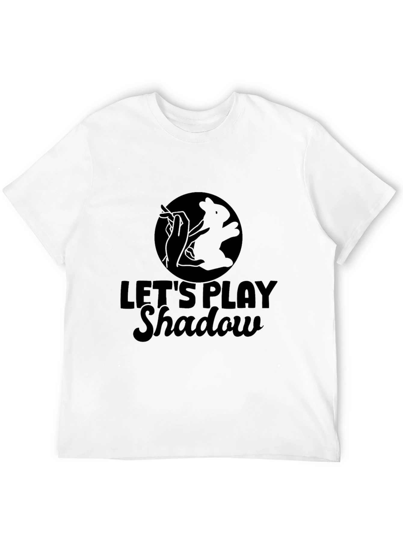 Lets Play Shadow Black T-Shirt