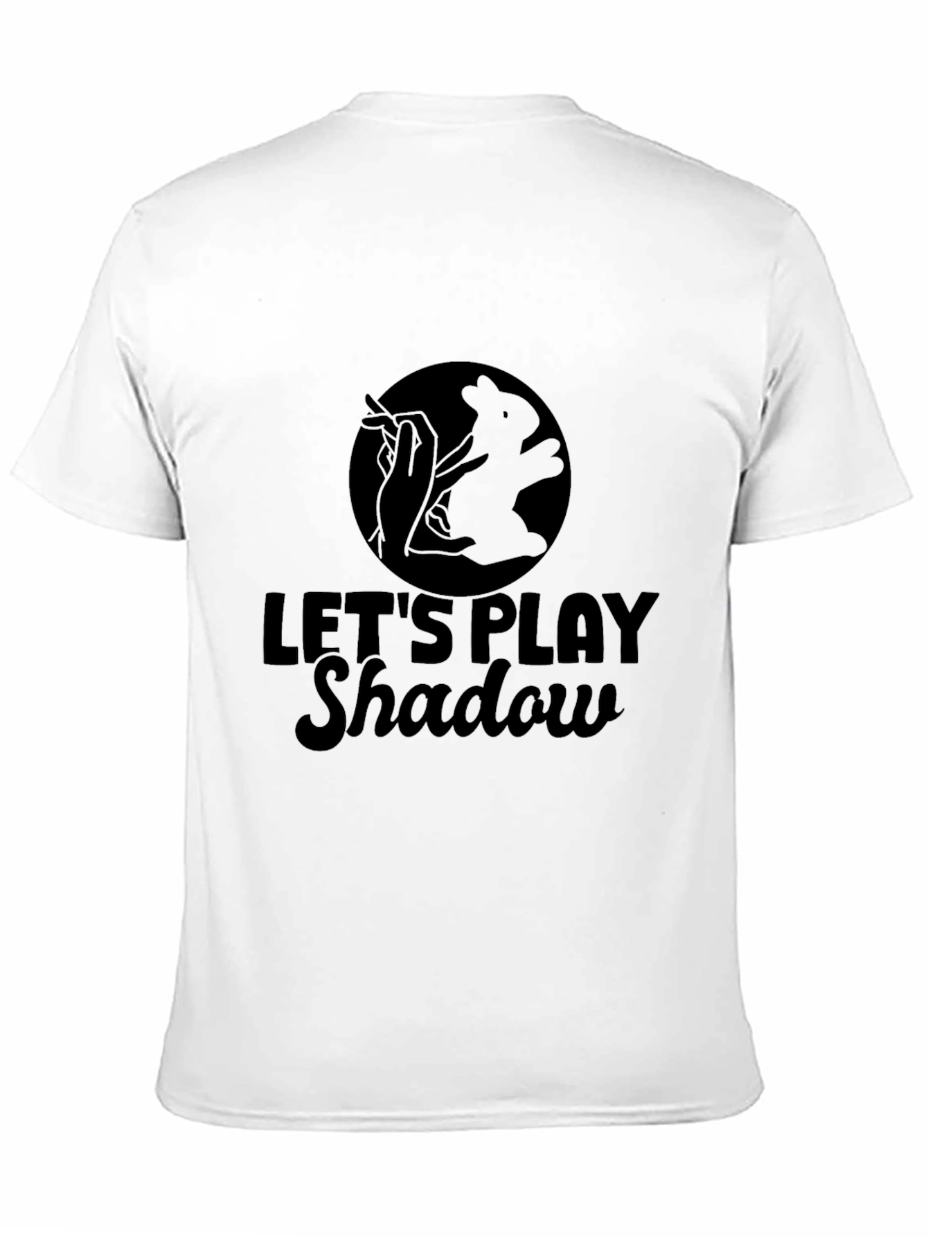 Lets Play Shadow Black T-Shirt