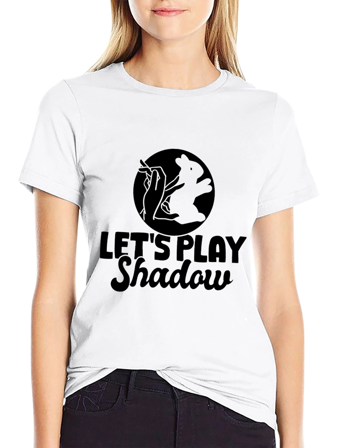 Lets Play Shadow Black T-Shirt