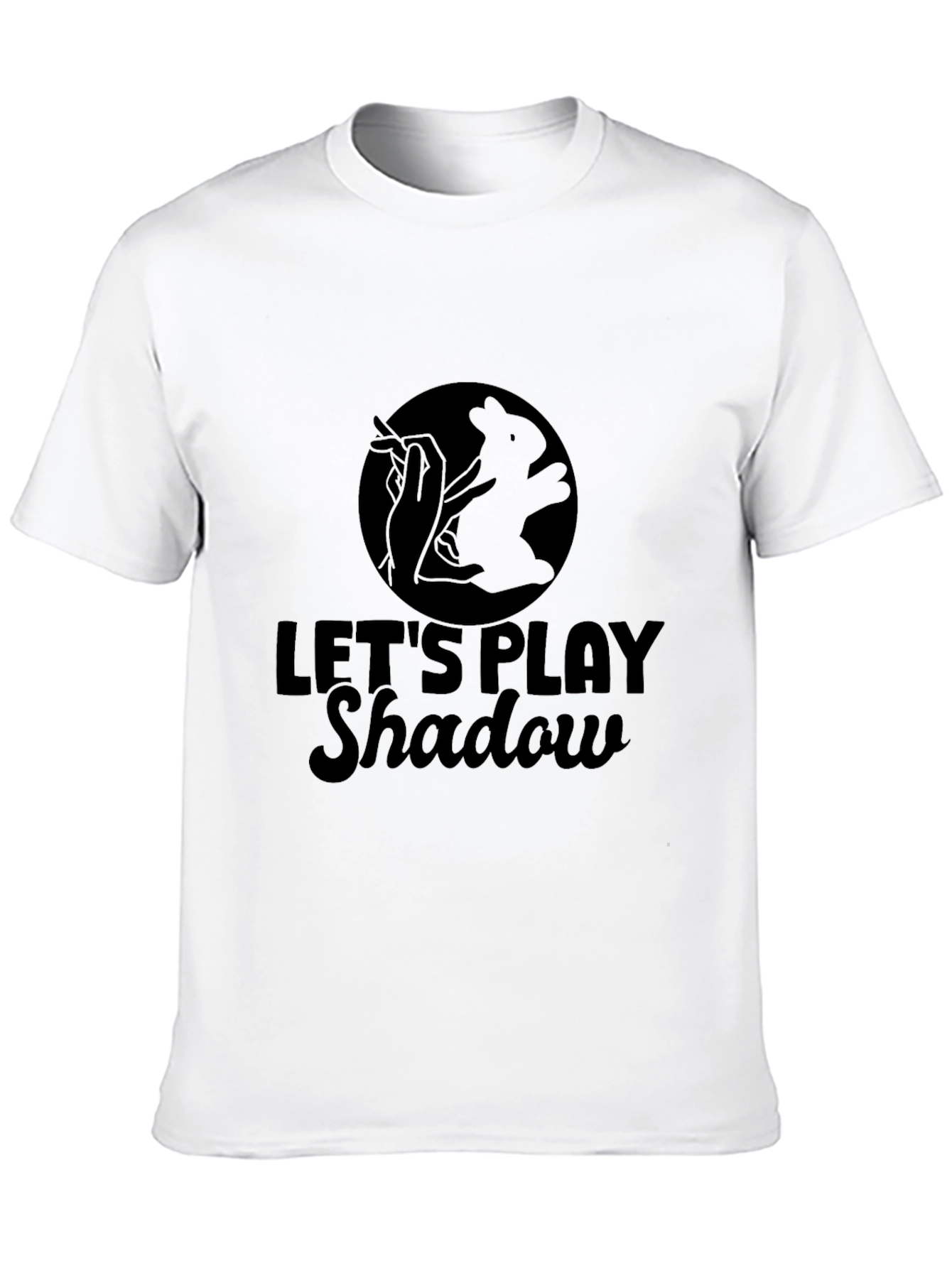 Lets Play Shadow Black T-Shirt