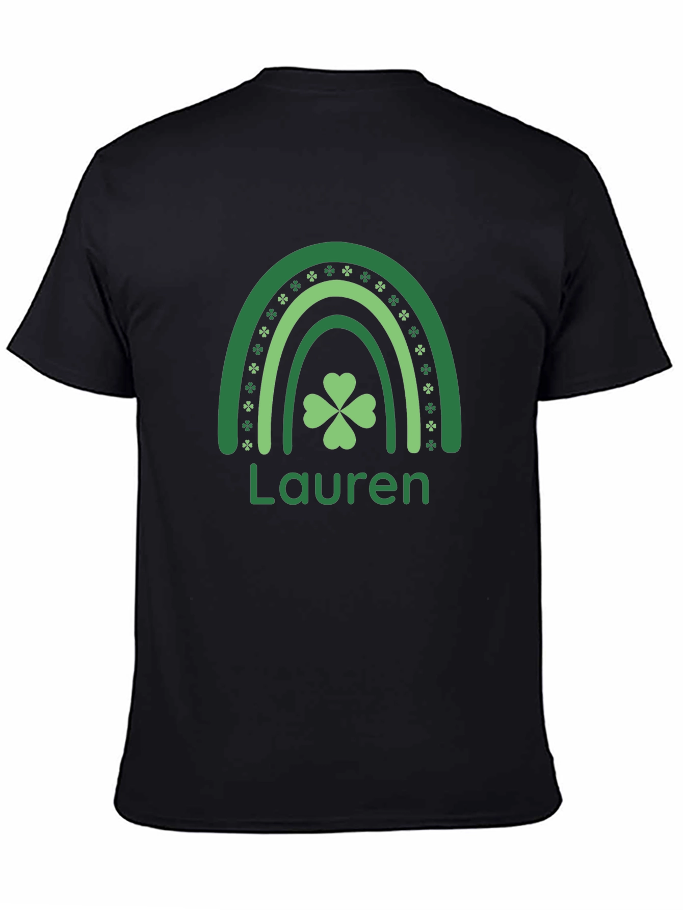 Lauren St. Patricks Day Shamrock Rainbow T-Shirt