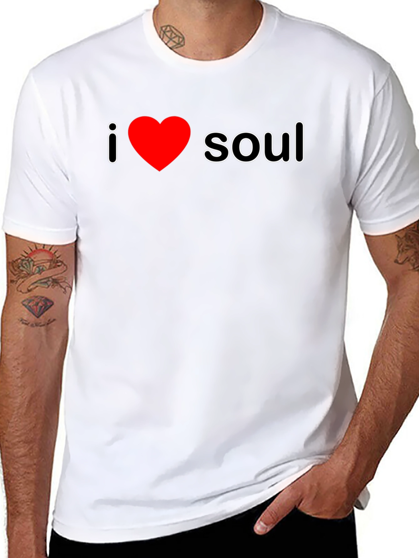 I Love Soul T-Shirt - Heart Graphic Tee
