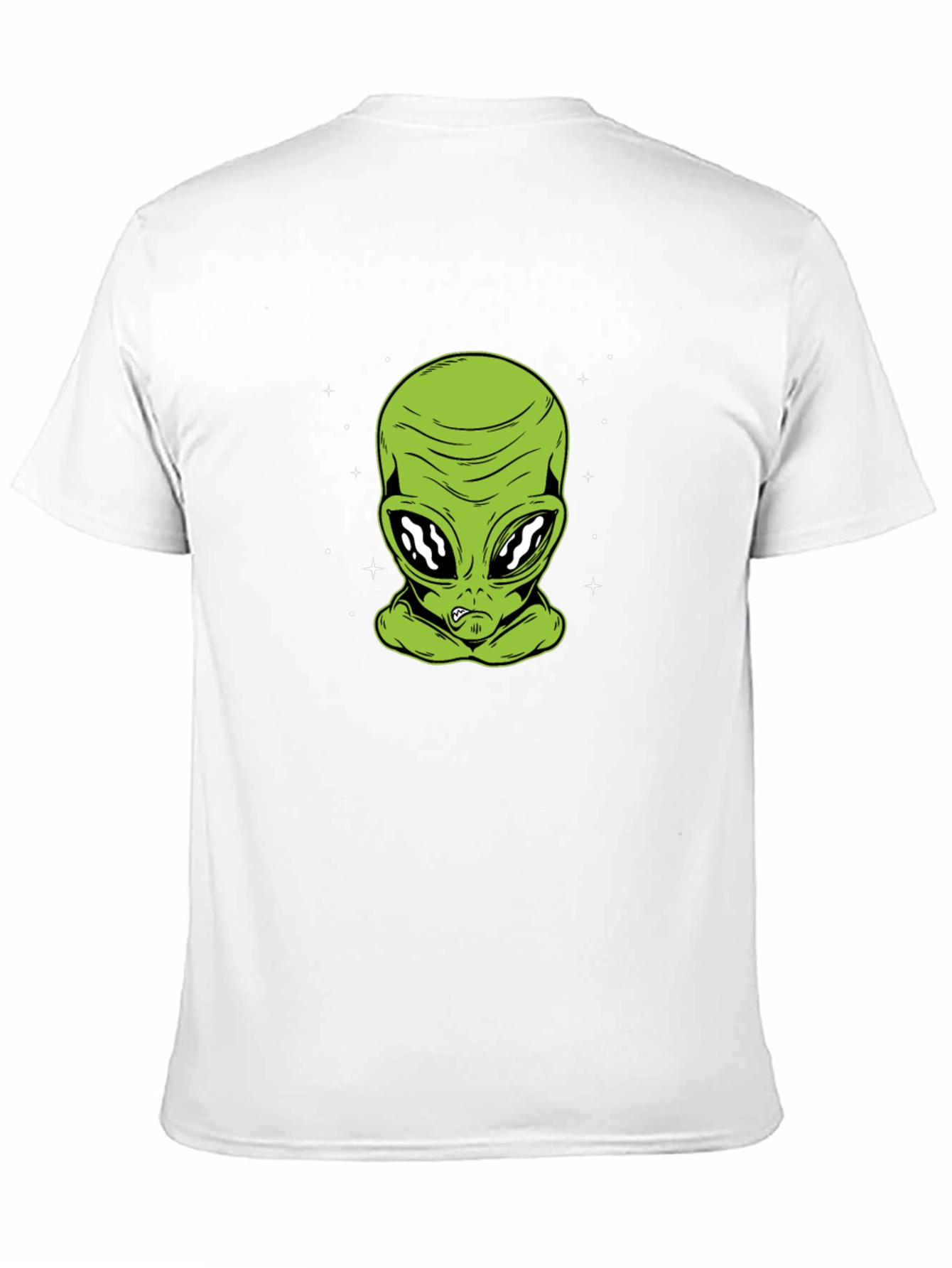 Alien Graphic Print Black T-Shirt