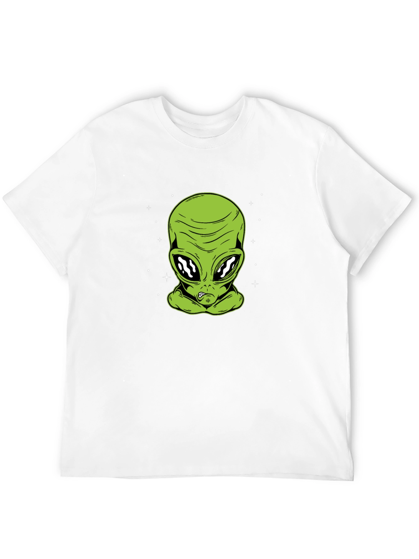 Alien Graphic Print Black T-Shirt