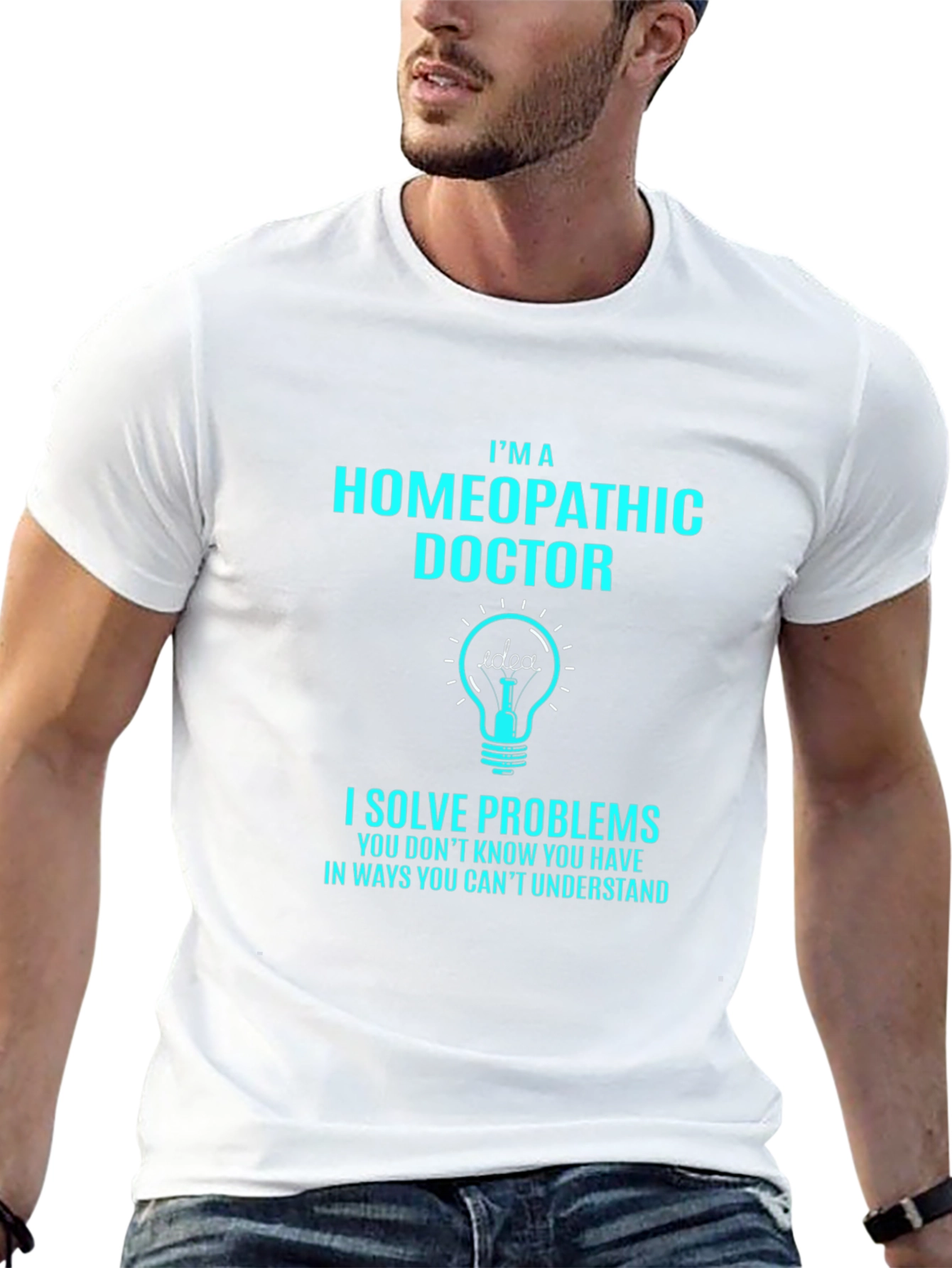 Homeopathic Doctor T-Shirt - Solve Problems Tee