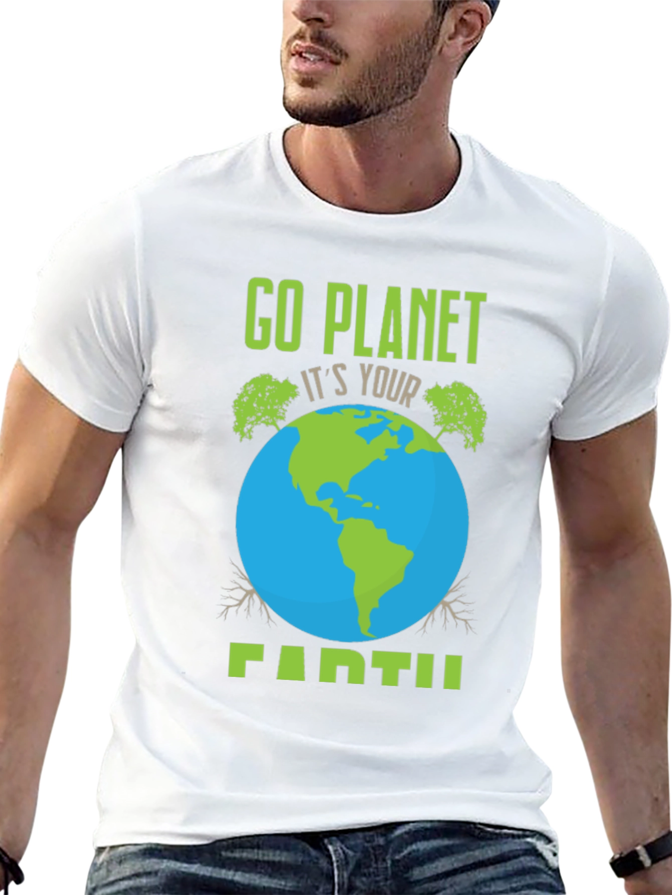 Go Planet Earth T-Shirt: Eco-Friendly Design