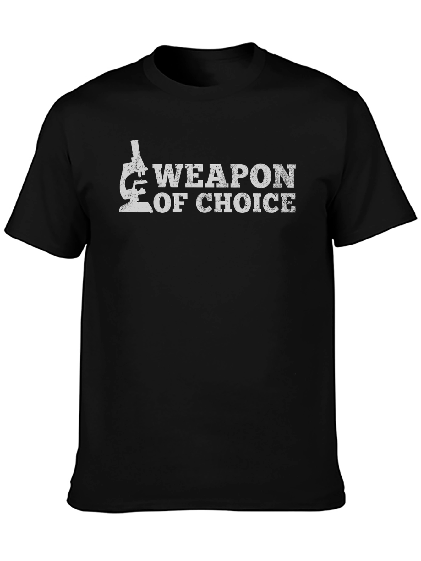 Weapon of Choice Microscope Black T-Shirt