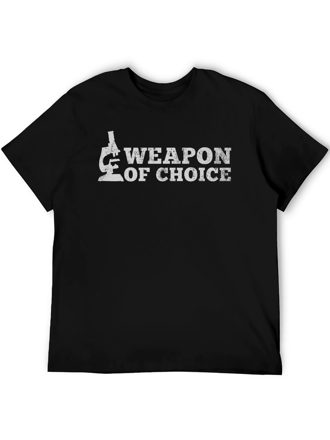Weapon of Choice Microscope Black T-Shirt