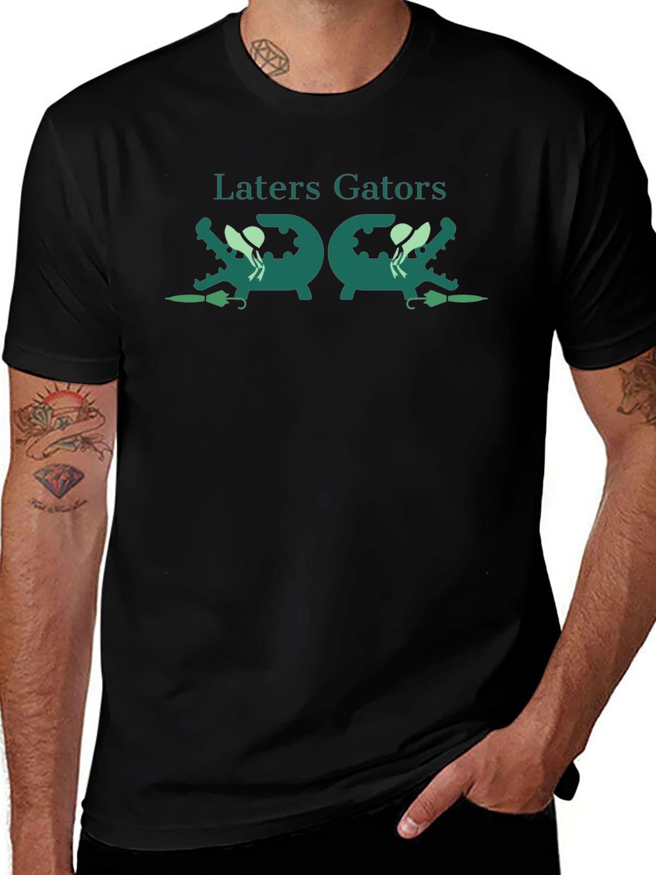 Later Gators Graphic Tee - Black