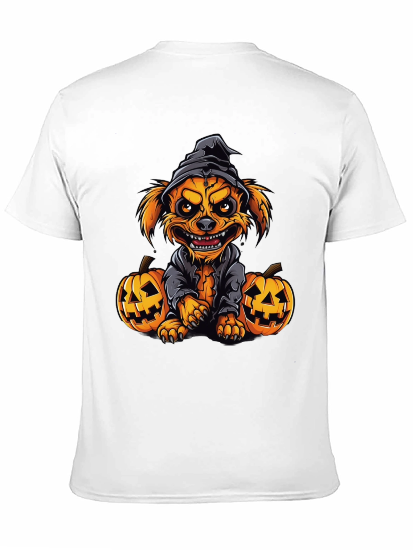 Halloween Dog T-Shirt - Pumpkin Witch