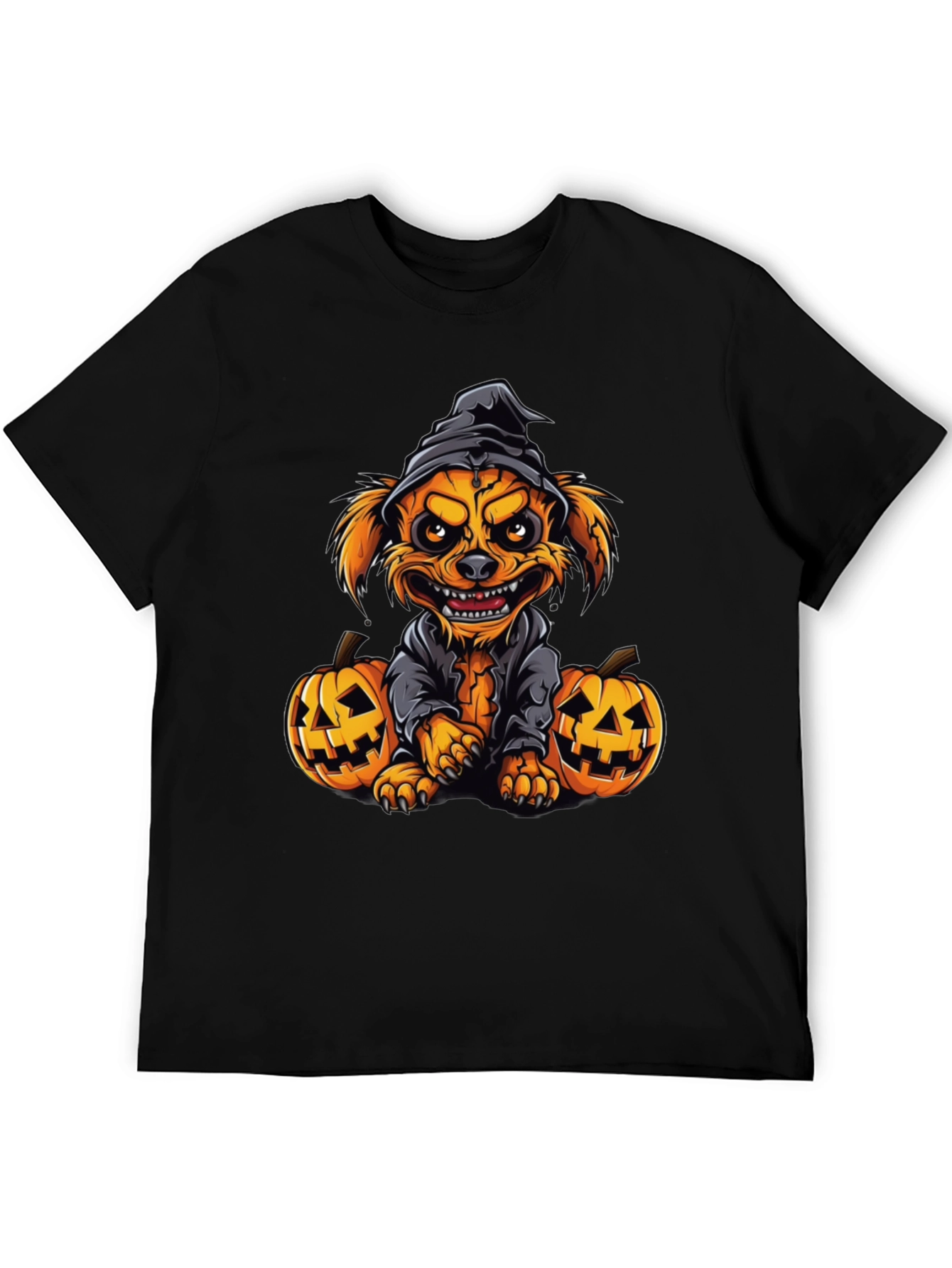 Halloween Dog T-Shirt - Pumpkin Witch