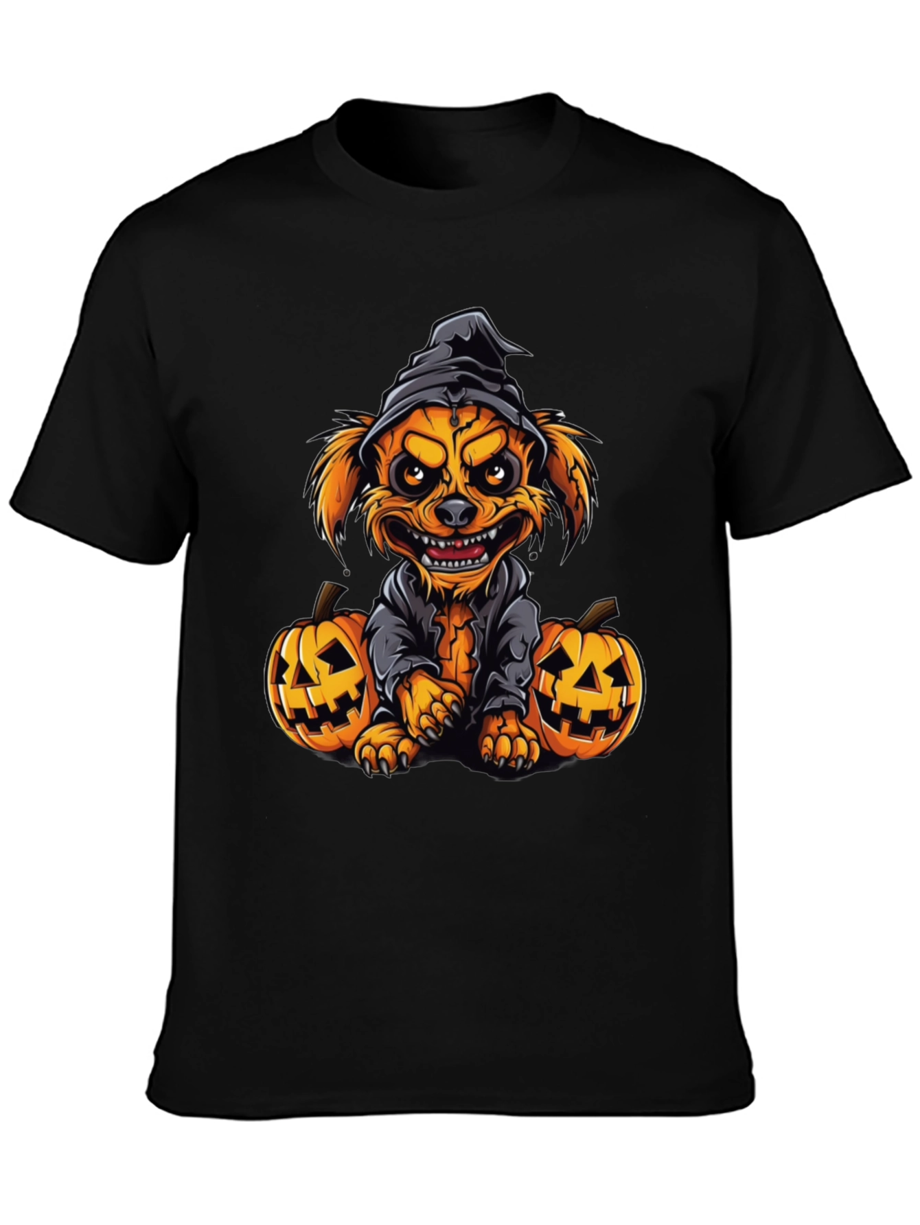 Halloween Dog T-Shirt - Pumpkin Witch