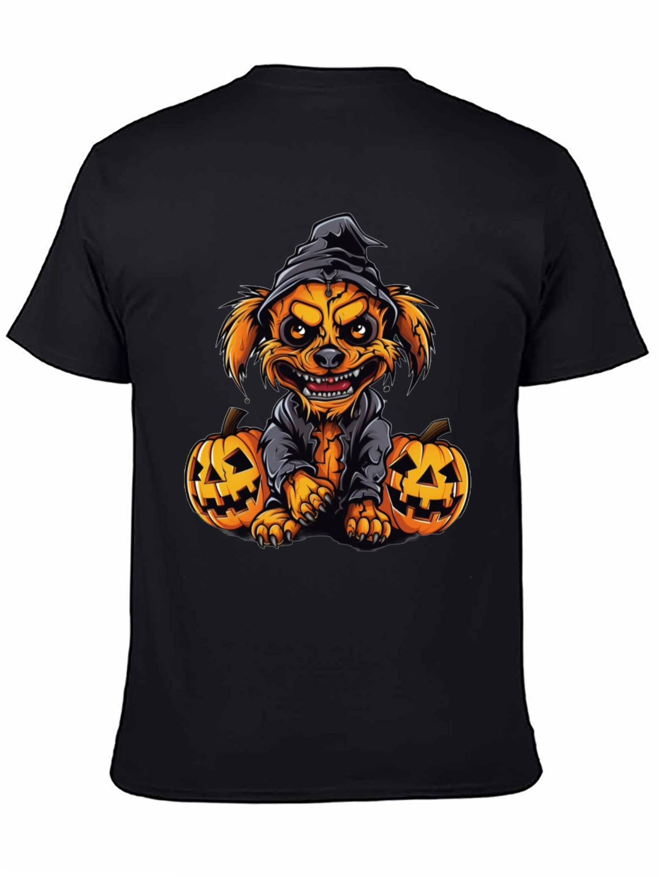 Halloween Dog T-Shirt - Pumpkin Witch