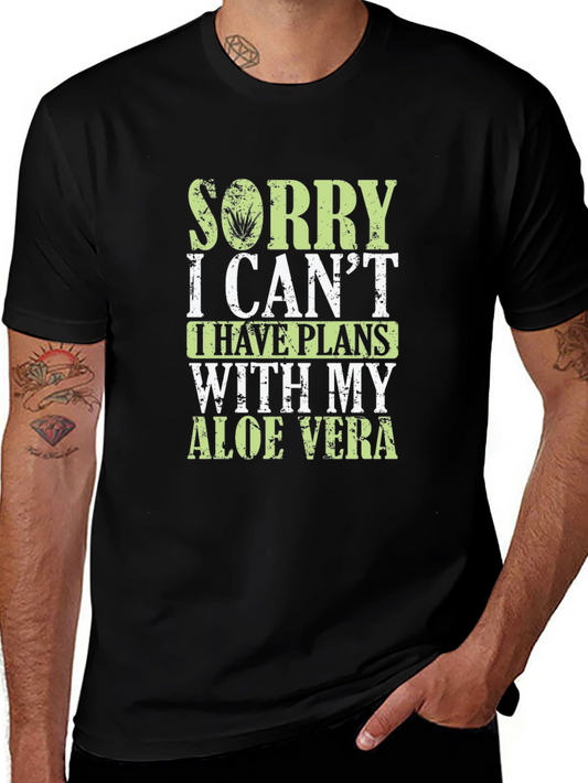 Aloe Vera Plans Graphic Tee - Black