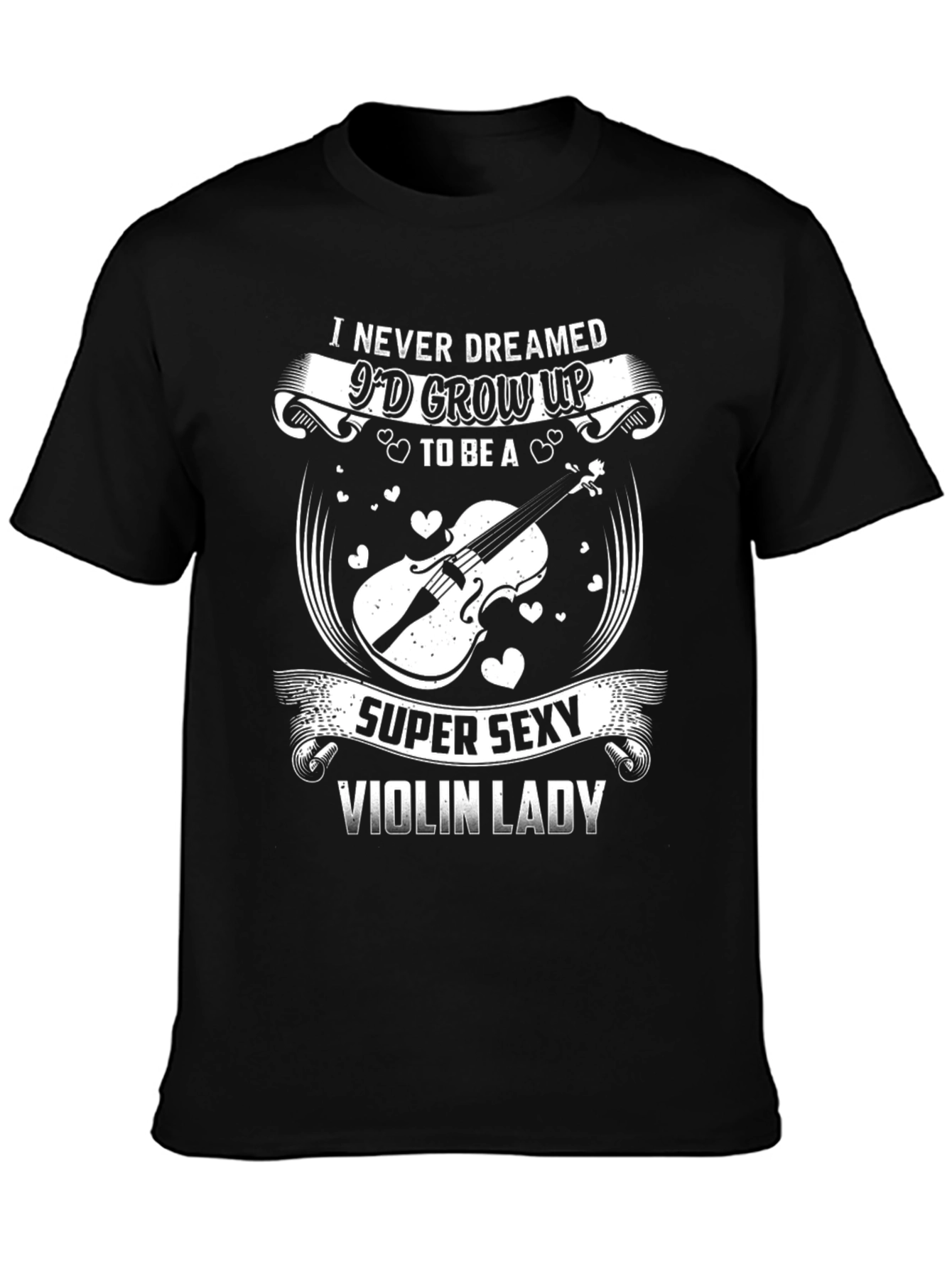 Super Sexy Violin Lady Graphic Tee