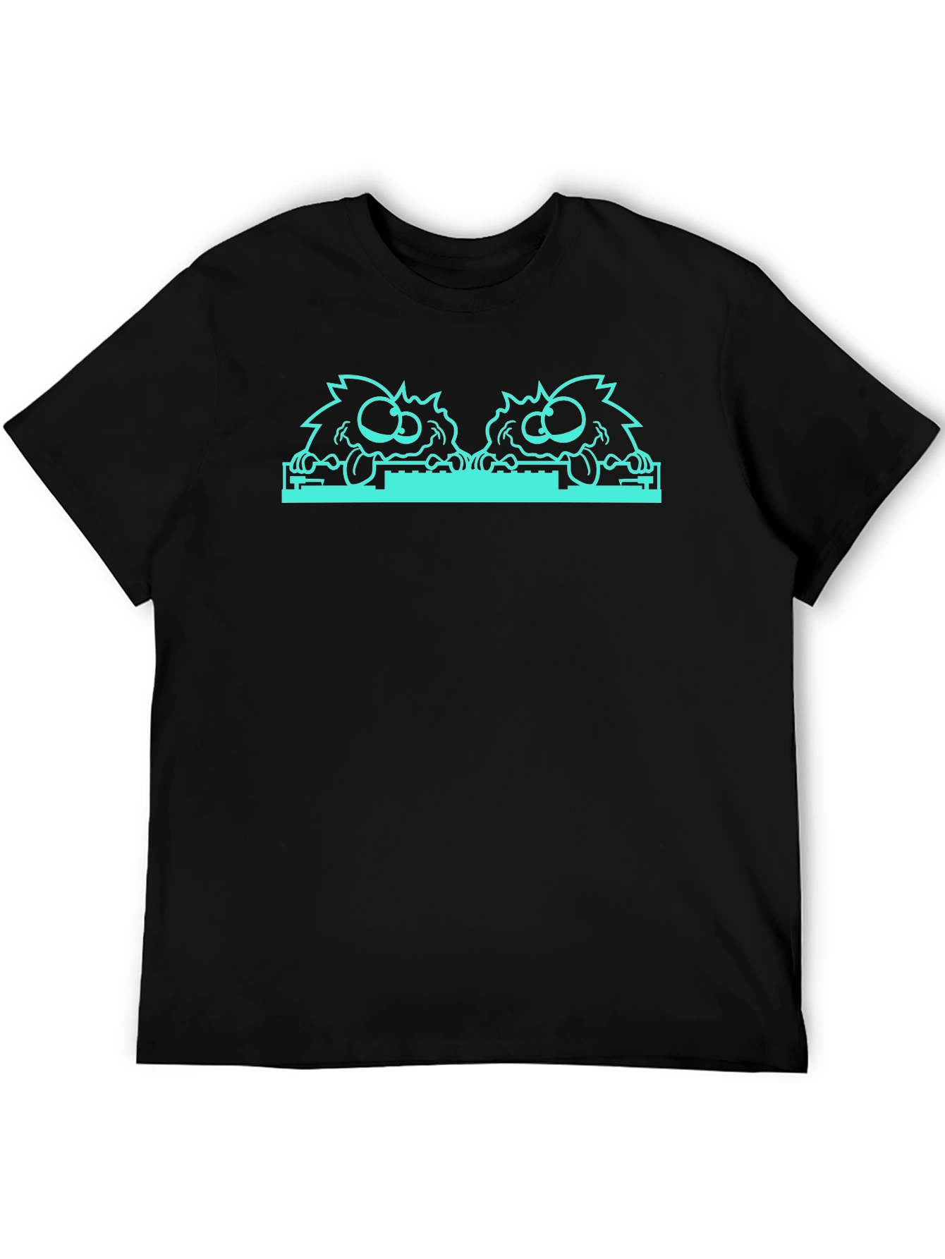 Monster DJ Black T-Shirt - EDM Music Lovers