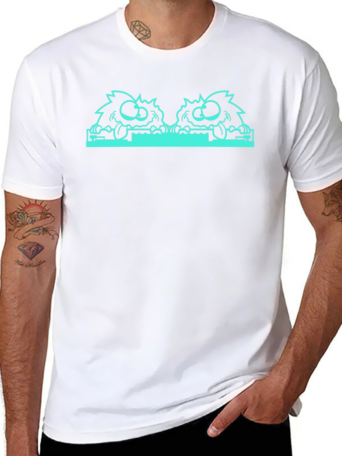 Monster DJ Black T-Shirt - EDM Music Lovers