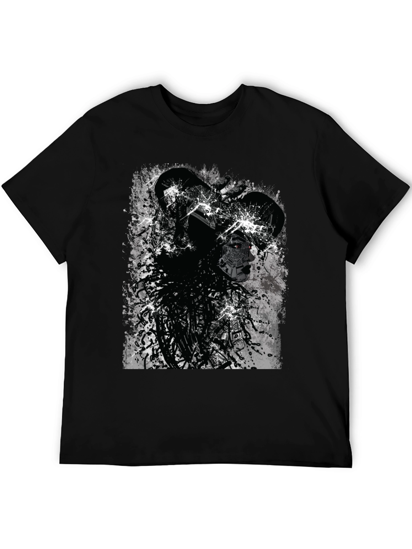 Edgy Cyberpunk Graphic Tee
