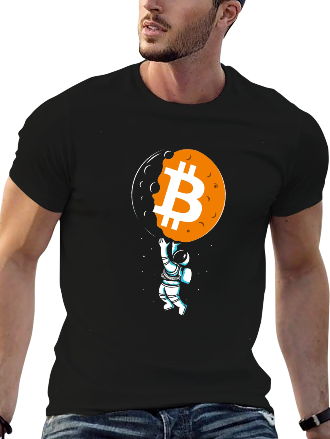 Bitcoin Astronaut T-Shirt - To the Moon!