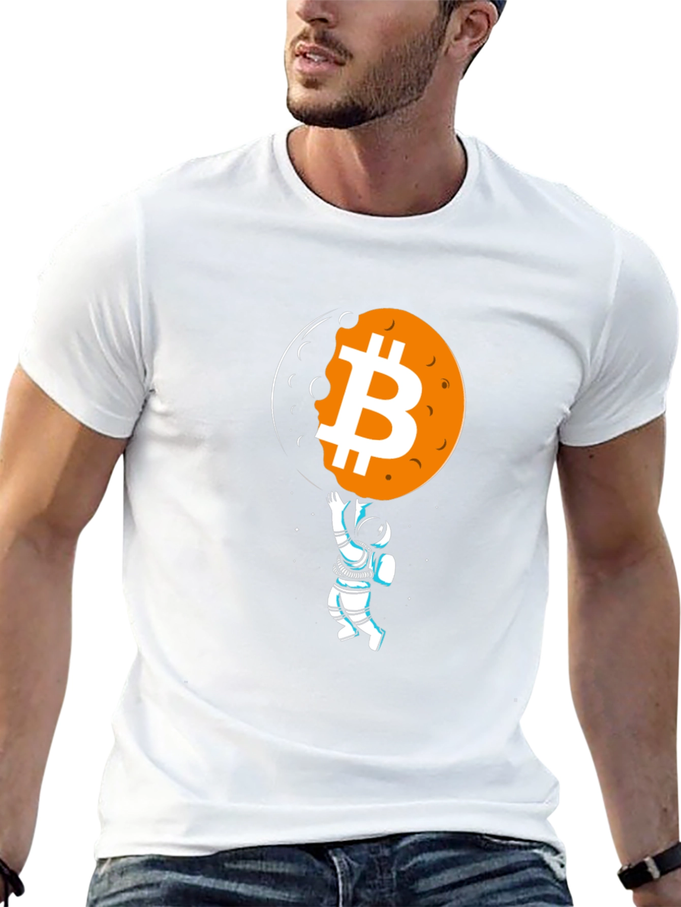 Bitcoin Astronaut T-Shirt - To the Moon!