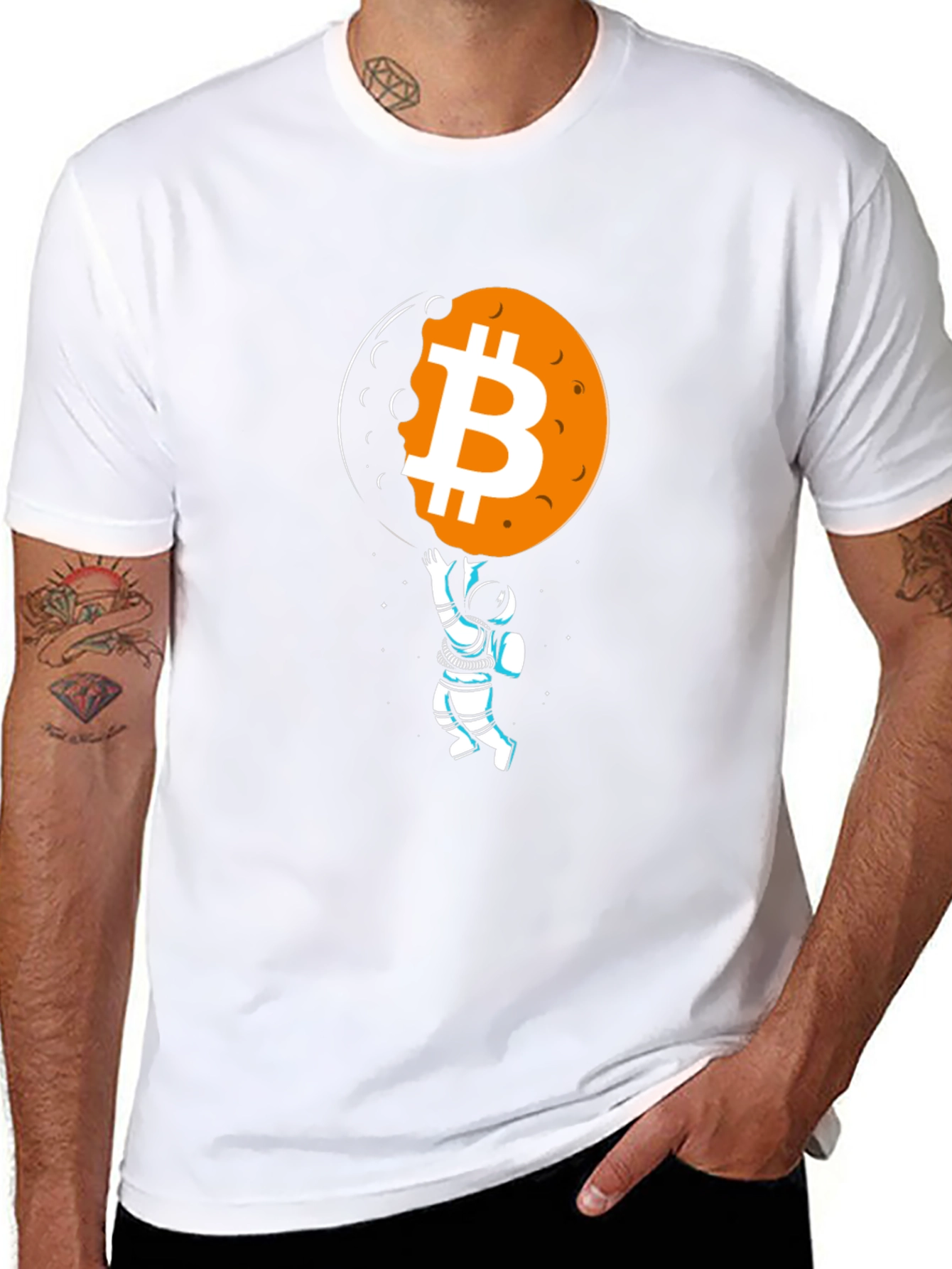Bitcoin Astronaut T-Shirt - To the Moon!