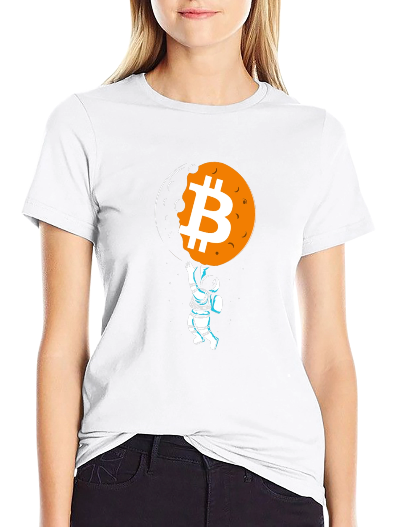 Bitcoin Astronaut T-Shirt - To the Moon!