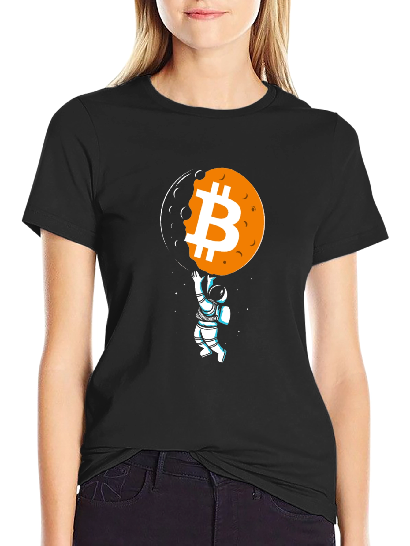 Bitcoin Astronaut T-Shirt - To the Moon!